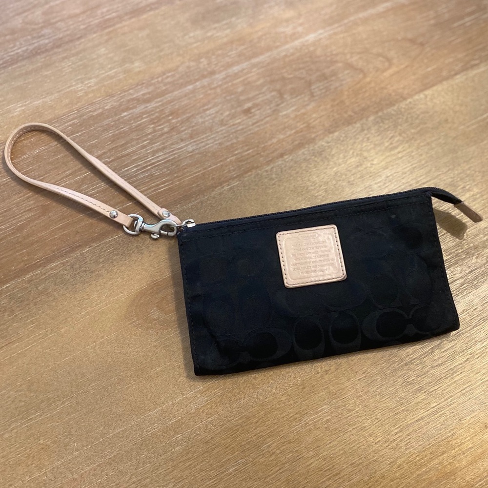 Coach Zippered Wristlet